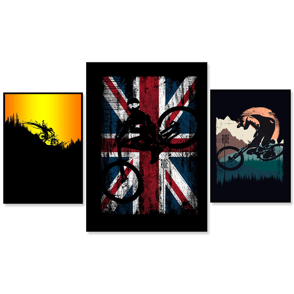 Mountain Biking York - Mountain Bike Art Print ~ Gift