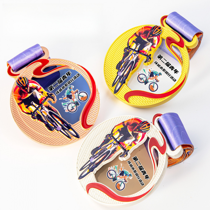 Mountain Biking Events - Metal medal, zinc alloy medal, mountain