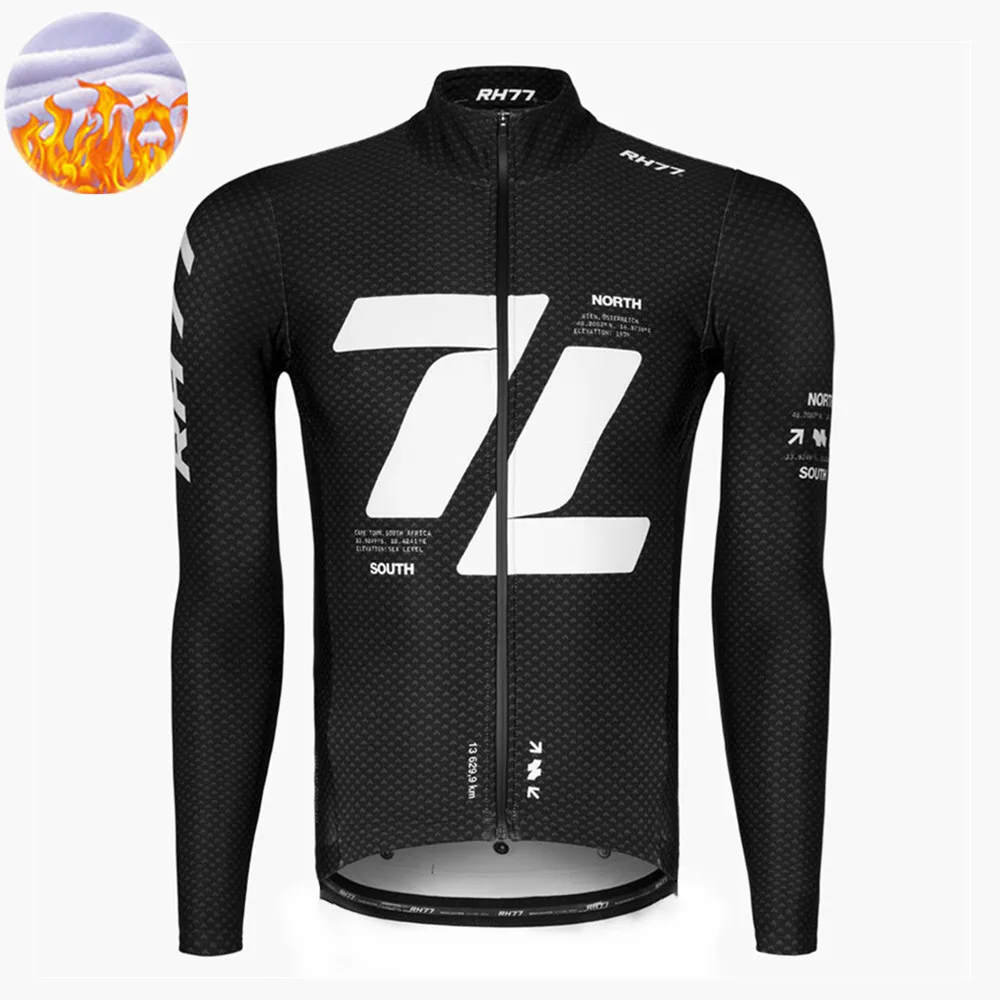 Mountain Biking Jacket - Men Cycling Jacket Winter Thermal Fleece