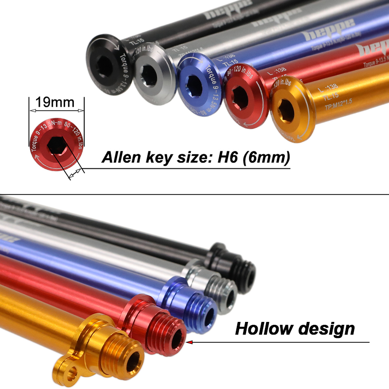 HEPPE Road Bike Thru Axle 12x1 - Mountain Biking Stuff recension och pris