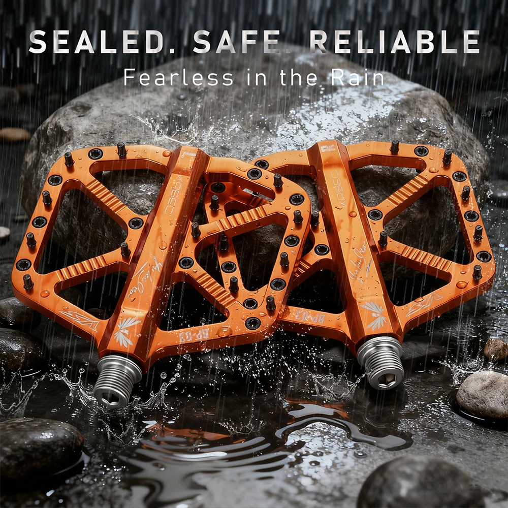 Ultralight Bike Pedals KRSEC C - Mountain Biking Vs Road Biking recension och pris