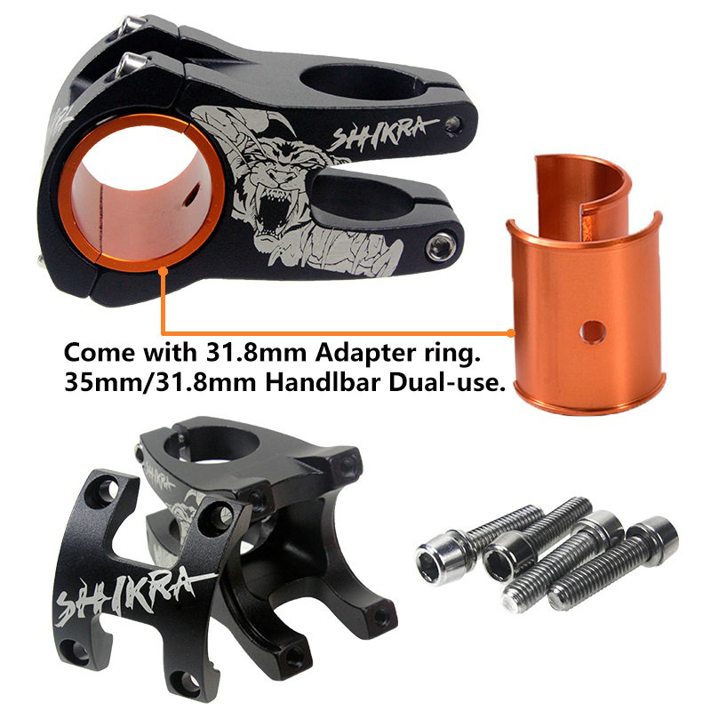 SHIKRA Bicycle Stem Mountain R - Handlebar Riser Stem recension och pris