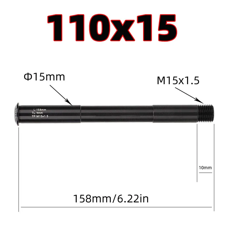 Mountain Bike Thru Axle 158mm  - Mountain Biking Stuff recension och pris