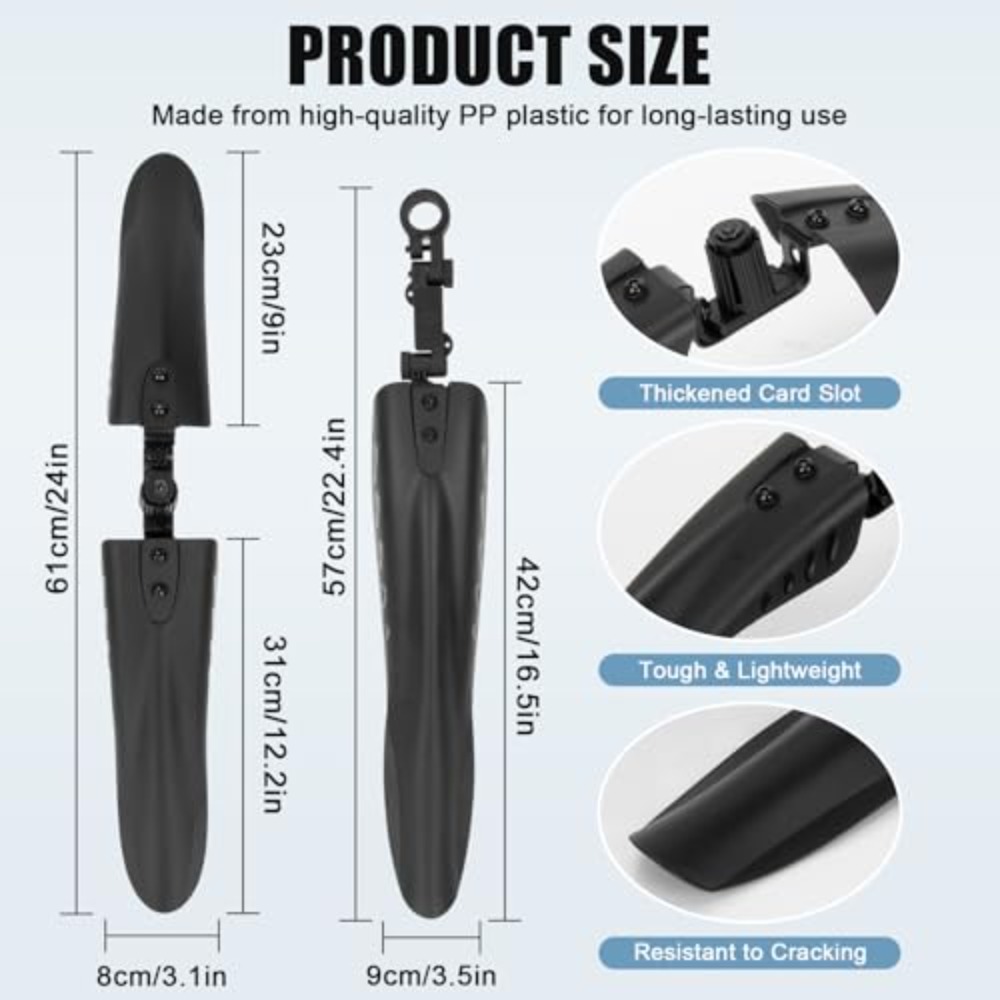 Bike Mud Guard Set Front & Rea - Mountain Biking Stuff recension och pris