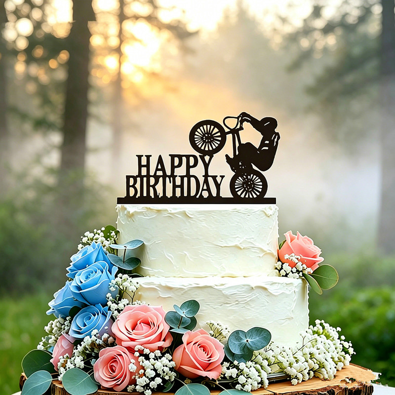 Custom Bicycle Birthday Cake T - Mountain Biking Events recension och pris