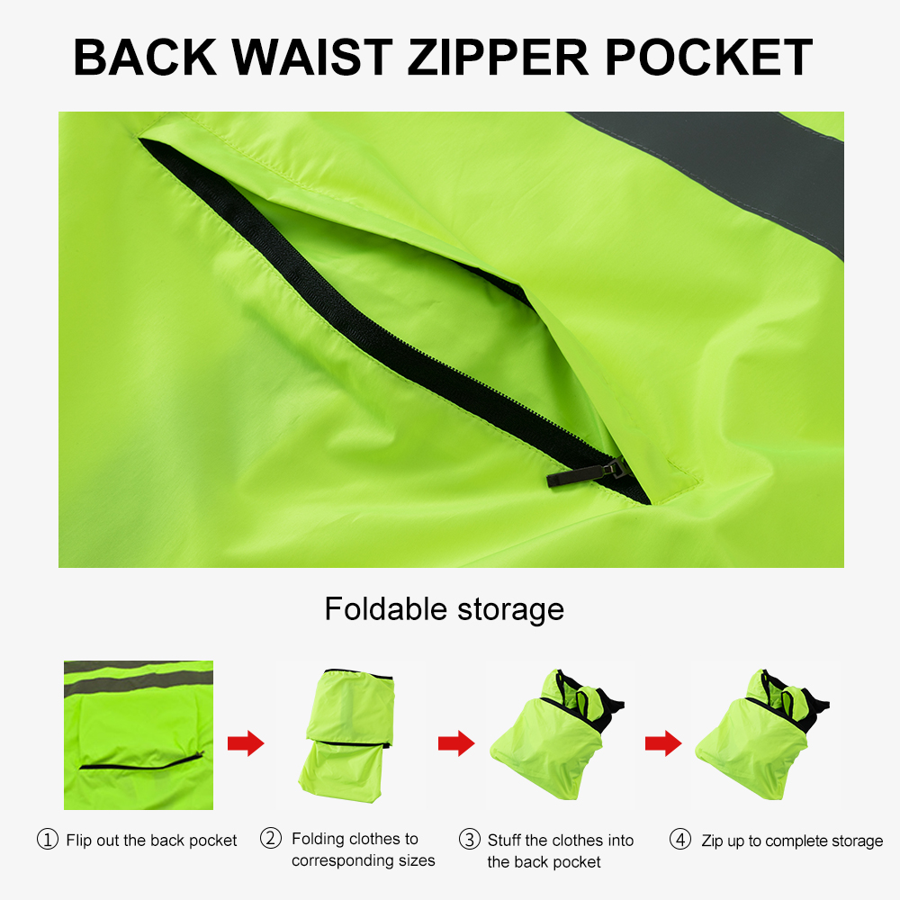 HISERWA Cycling Windbreaker Wi - Mountain Biking Jacket recension och pris